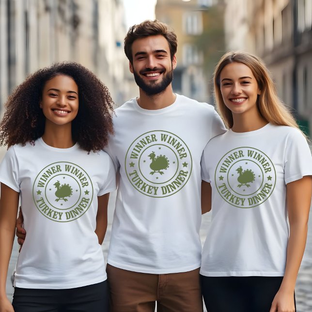 T-shirt Lauréat du diner turc (Winner Winner Turkey Dinner tshirt)