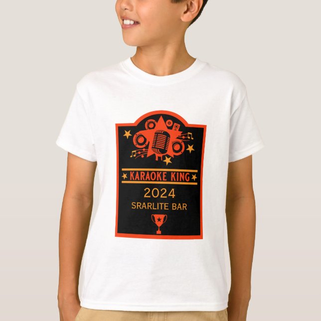 T-shirt Lauréat du karaoké (Devant)