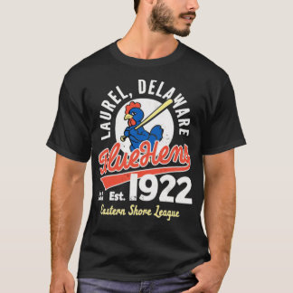 T-shirt Laurel Blue Hens - Delaware - Vintage Defunct Base