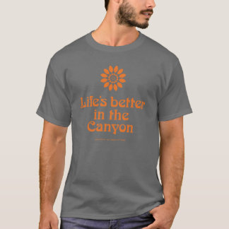 T-shirt Laurel Canyon vintage La vie est meilleure dans le