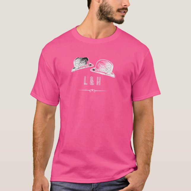T-shirt Laurel et Hardy Hommage design (Devant)