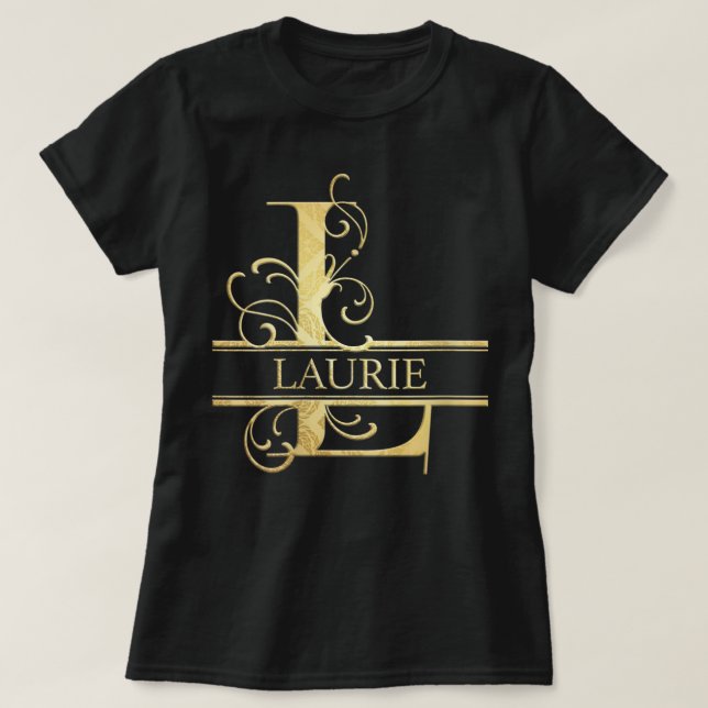 T-shirt Laurie Nom V-Neck (Design devant)