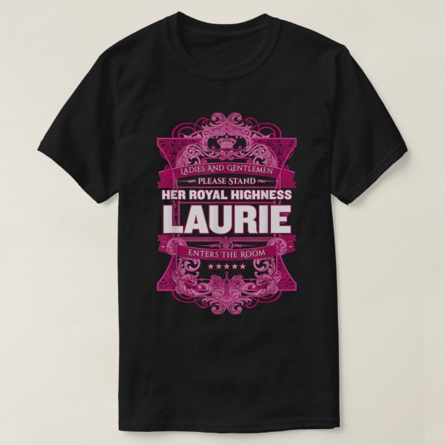 T-shirt Laurie Prénom (Design devant)