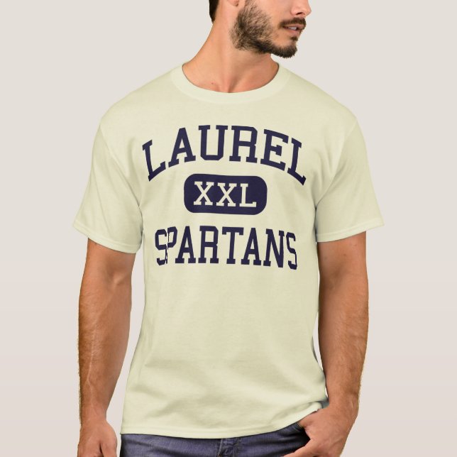 T-shirt Laurier - Spartans - lycée - laurier le Maryland (Devant)