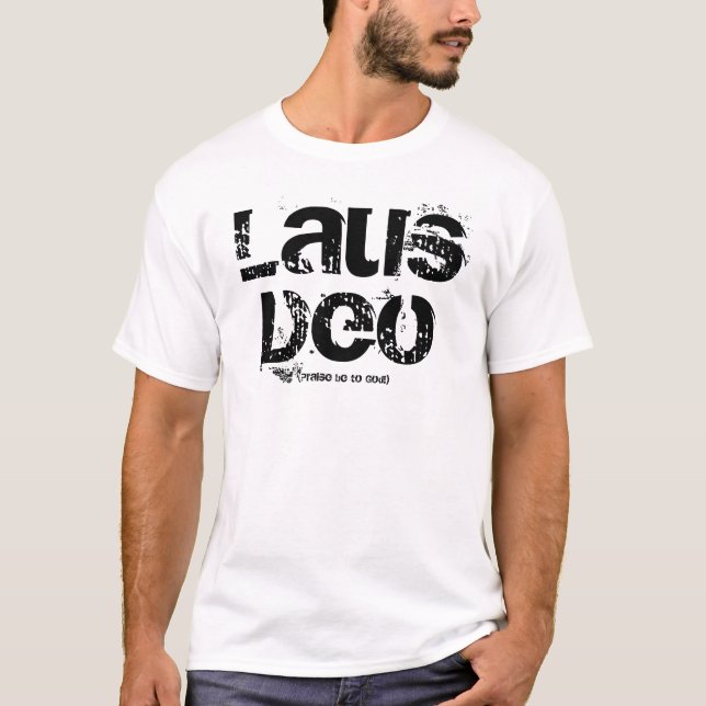 T-shirt Laus Deo (Devant)