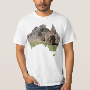 T-shirt L'Australie Décrit L'Herbe Quokka En Forme