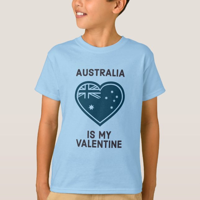 T-shirt L'Australie est ma Saint Valentin (Devant)