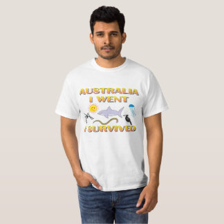 T-shirt L'Australie, je suis allé, j'ai survécu
