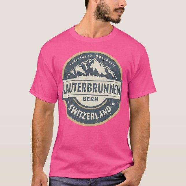 T-shirt Lauterbrunnen Suisse (Devant)