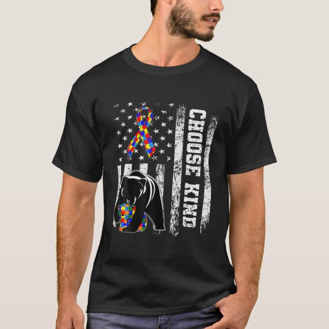 T-shirt L'autisme chez l'ours (Devant)