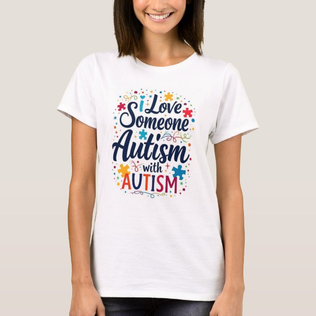 T-shirt L'autisme compte (Devant)