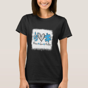 T-shirt L'autisme de l'amour de la paix