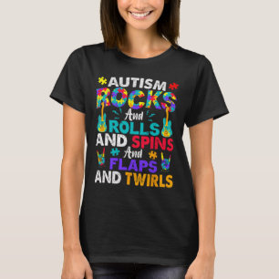 T-shirt L'autisme déchire et tourne et vire la sensibilisa