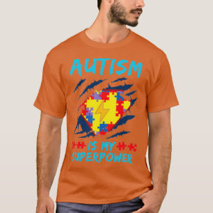 T-shirt L'Autisme Est Ma Superpuissance Mugs amp Ts