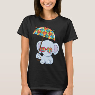 T-shirt L'autisme est mon incroyable talent Baby Elephant