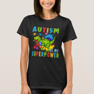 T-shirt L'autisme est mon superpouvoir Sensibilisation à l