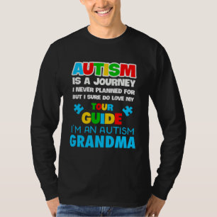 T-shirt L'autisme est un voyage que je n'ai jamais planifi
