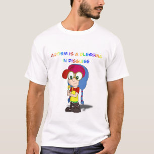 T-shirt L'autisme est une bénédiction en chemise déguisée