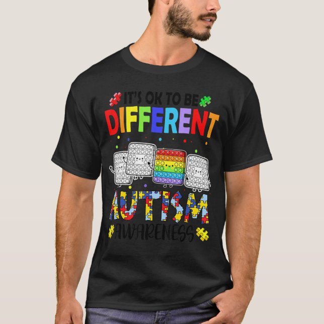 T-shirt L'autisme est une capacité différente Autisme drôl (Devant)