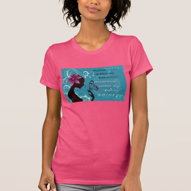 T-shirt L'autisme me rend beau (Devant)