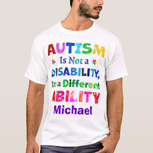 T-shirt L'AUTISME n'est pas un handicap