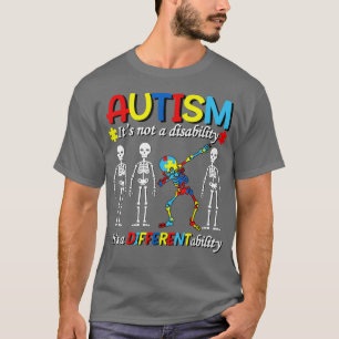 T-shirt L'autisme n'est pas un handicap, c'est une aptitud