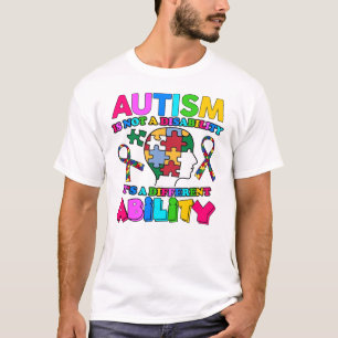 T-shirt L'autisme n'est pas un handicap c'est une autre ca