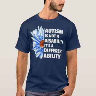 T-shirt l'autisme n'est pas un handicap itx27s un autre pr