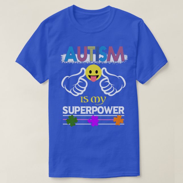 T-shirt L'autisme parle (Design devant)