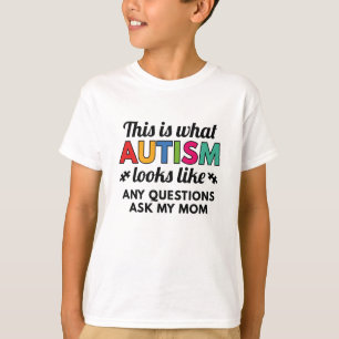 T-shirt L'autisme regarde le goût
