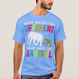 T-shirt L'autisme voit le monde différemment 1