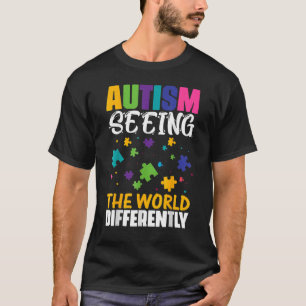 T-shirt L'Autisme Voit Le Monde Différent