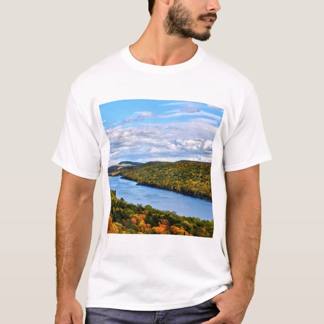 T-shirt "L'automne au lac des nuages" (Devant)