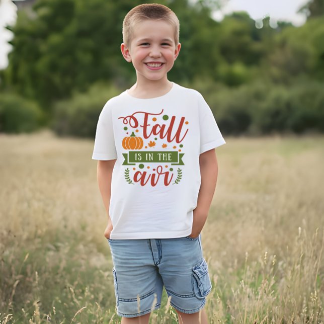 T-shirt L'automne est dans l'air (Créateur téléchargé)