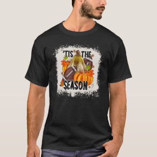 T-shirt L'automne est la saison Citrouille Football Joueur
