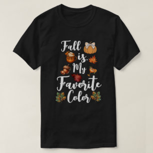 T-shirt L'automne est ma couleur préférée