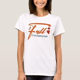 T-shirt L'automne est ma couleur préférée – Confort esthé