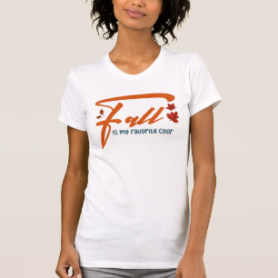T-shirt L'automne est ma couleur préférée – Esthétique aut