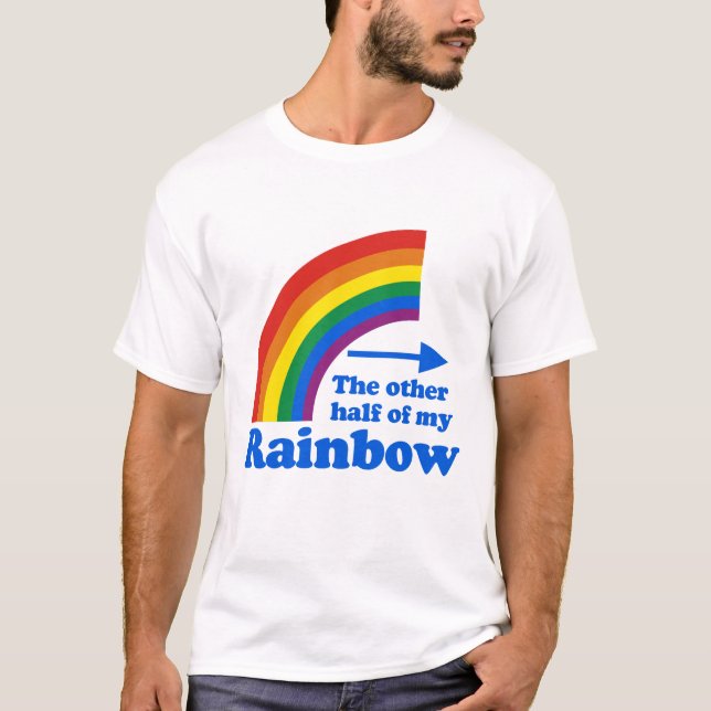 T-SHIRT L'AUTRE MOITIÉ DE MA COUPE DE PLUIE (À GAUCHE) (Devant)