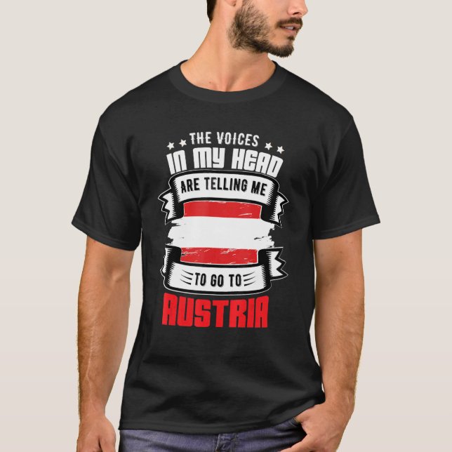 T-shirt L'Autriche dans ma tête (Devant)