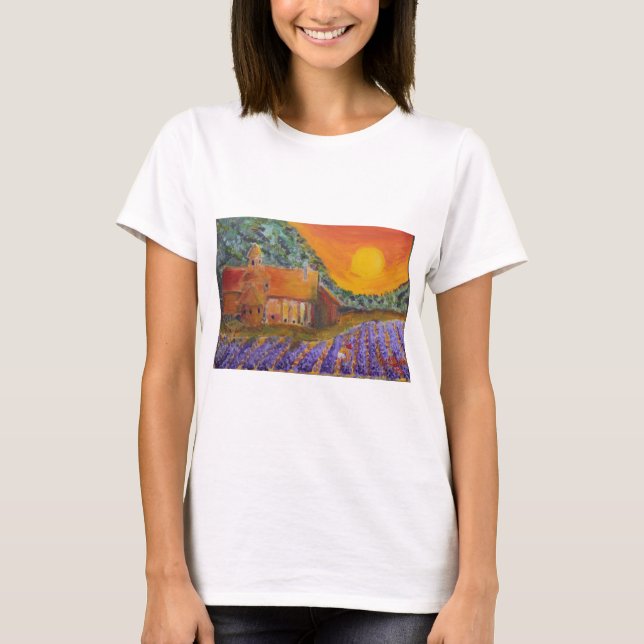 T-shirt Lavande en Provence (Devant)
