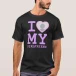 T-shirt Lavande J'Aime Ma Fille Plus Que Jamais Photo<br><div class="desc">Créez votre propre T-shirt I Love My Girlfriend plus que jamais Photo Text T-Shirt avec ce modèle chemise moderne et drôle avec une police serif en dalle cool et photo de petite amie dans un coeur immense. Personnalisez-le dans n'importe quelle couleur ou utilisez ce mélange de couleurs pastel lavande. Ajoutez...</div>