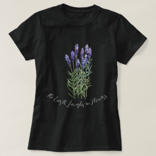T-shirt Lavande, La Terre rit de fleurs