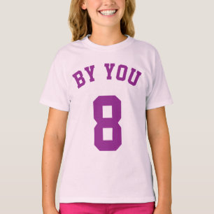 T-shirt Lavande & Purple Kids Sports Jersey Design