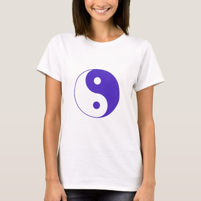 T-shirt Lavande Purple Yin-Yang (Devant)