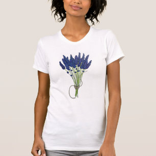 T-shirt Lavandula Lavender Bund Herbe Jardin Fleur Violet