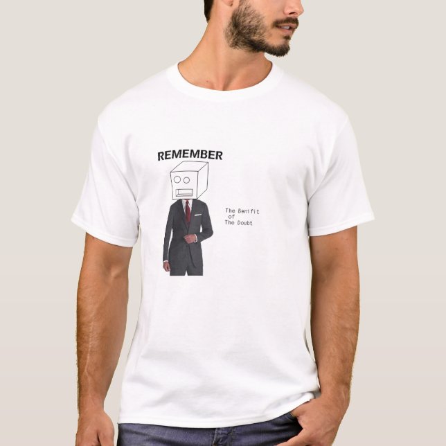 T-shirt L'avantage du doute (Devant)