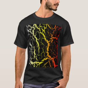 T-shirt Lave d'espace fissuré - WYR de chaleur