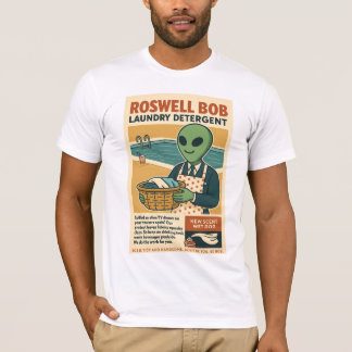 T-shirt Lave-linge Detergent Roswell Aliens 1950's Retro
