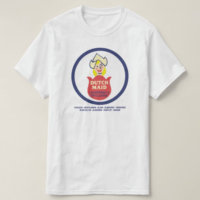 T-shirt Lave-linge domestique néerlandais et nettoyants à  (Design devant)